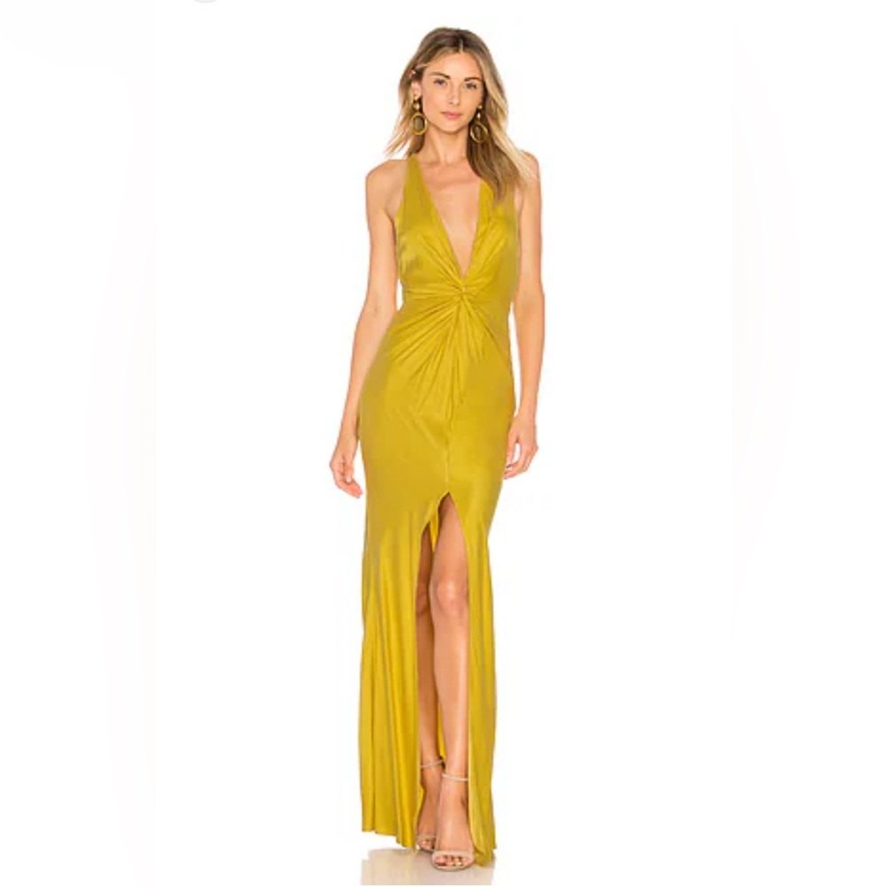 Xael Gown in Mustard Yellow
LOVERS AND FRIENDS